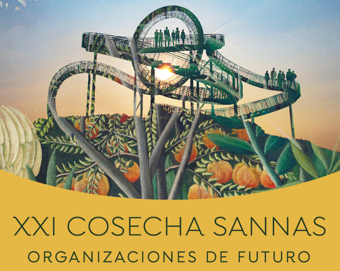 Cartel de la XXI Cosecha Sannas de Organizaciones de Futuro