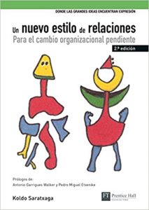 Portada del libro Un nuevo estilo de relaciones de Koldo Saratxaga